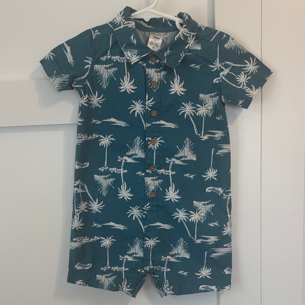Carter’s Tropical Print Baby Romper